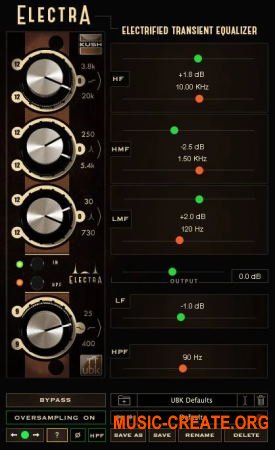Kush Audio Electra DSP v1.6.0 (Team R2R) - аппаратный эквалайзер