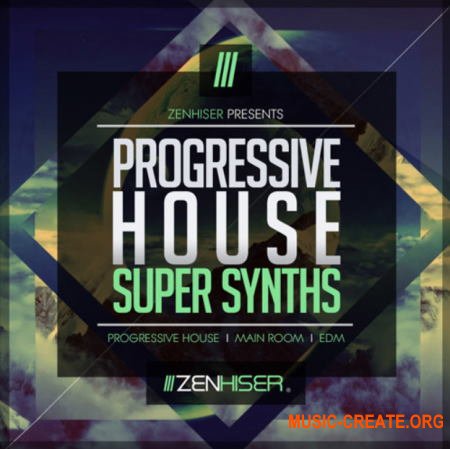 Zenhiser Progressive House Super Synths (WAV) - сэмплы Progressive House