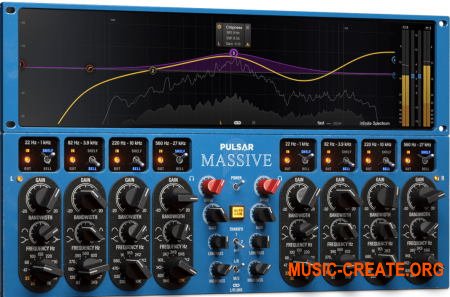 Pulsar Audio Pulsar Massive v1.1.2 (Team R2R) - плагин эквалайзер