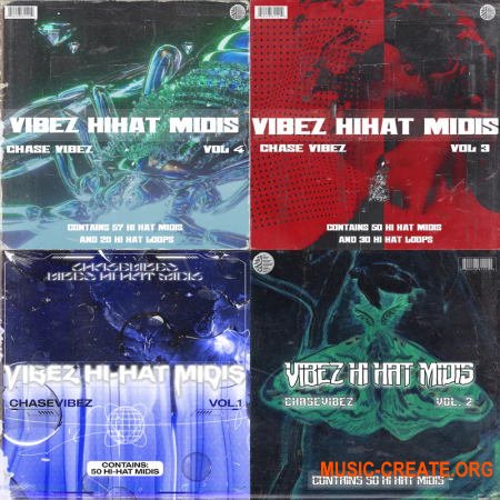 ChaseVibez The Vibez Hi Hat Midi Collection (MIDI)
