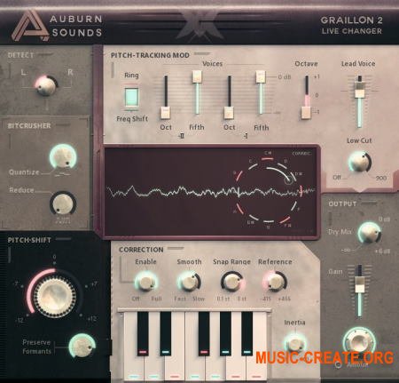 Auburn Sounds - Graillon v1.2.0 Win / Mac (0TH3Rside) - плагин октавер вокала