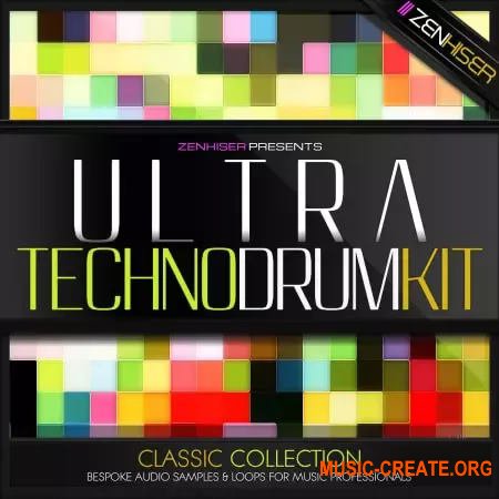 Zenhiser Ultra Techno Drum Kit (WAV)