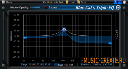 Blue Cat's Triple EQ  от Blue Cat Audio - эквалайзер
