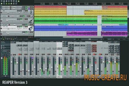 Reaper 3.0 Released от Cockos - секвенсор