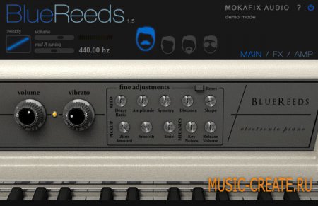 Blue Reeds 1.5 от Mokafix Audio - электрическое пианино