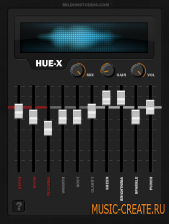 HUE-X от Mildon Studios - эквалайзер