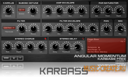 AM KarBass Free от Angular Momentum VST- синтезатор