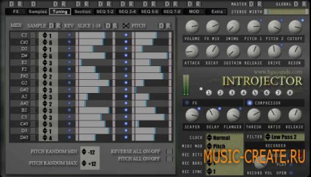 Introjector - Loop Re-Sequencer VSTi от Homegrown Sounds - секвенсор