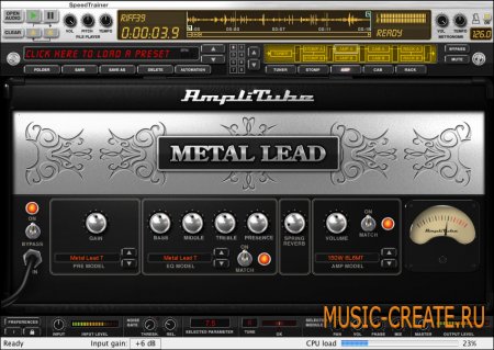 AmpliTube Metal 1.0.3 от IK Multimedia - Искажение / Overdrive / Усилитель