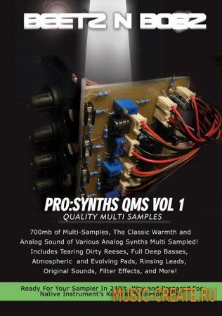 Pro: Synths QMS Vol. 1 от Beetz N Bobz - сэмплы синтезаторов