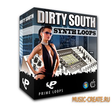 Dirty South Synth Loops от Prime Loops - сэмплы Dirty South, Hip Hop, Synth