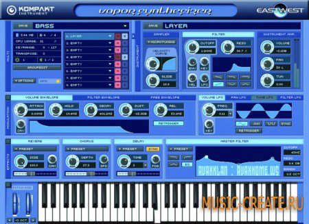 Vapor Virtual Synth 1.0 от EastWest - звуковой модуль