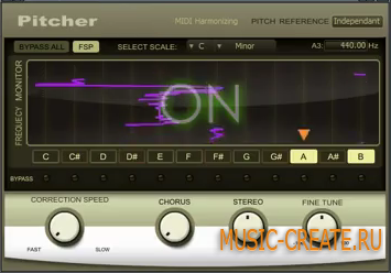 Pitcher RC1 VST v0.0.1.3 от Image-Line - корректор тональности