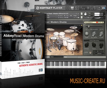 Native Instruments - Abbey Road Modern Drums (KONTAKT DVDR AudioP2P) - драм комплект