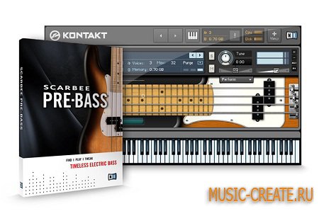Native Instruments Scarbee Pre-bass v1.2.0 (KONTAKT) - виртуальная бас гитара
