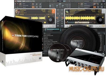 Traktor Scratch Pro 1.2.7 Mobile Editon USB от Native Instruments - инструмент dj Traktor Scratch Pro 1.2.7 Mobile Editon USB от Native Instruments - инструмент dj