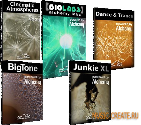Банки звуков для Camel Audio Alchemy (5 паков) Банки звуков для Camel Audio Alchemy (5 паков)