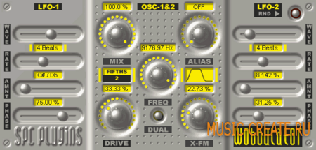 SPC Plugins - Wobbulator VST 2.4 (TEAM R2R) - кольцевой cтерео модулятор SPC Plugins - Wobbulator VST 2.4 (TEAM R2R) - кольцевой cтерео модулятор