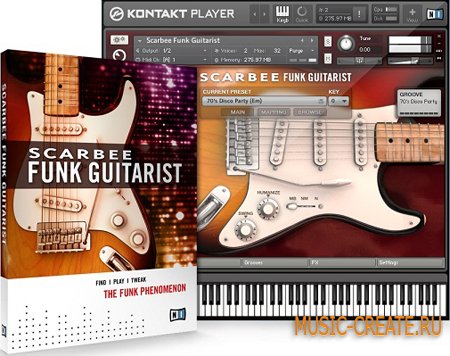 Scarbee Funk Guitarist от Native Instruments - виртуальная фанк гитара (KONTAKT)