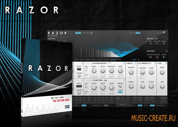 Razor v1.3 от Native Instruments - аддитивный синтезатор (для Reaktor PC/MAC)