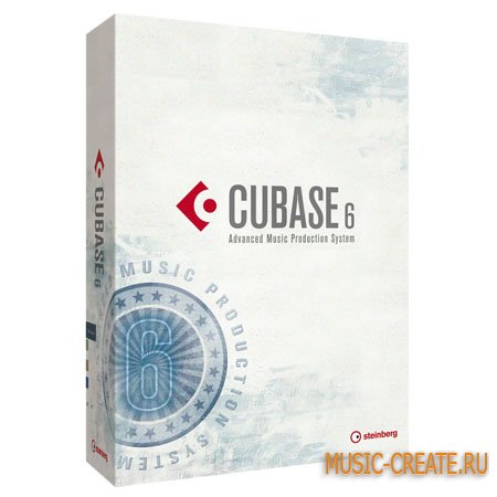 Cubase 6 Original DVD (PC/MacOSX) от Steinberg - виртуальная музыкальная студия