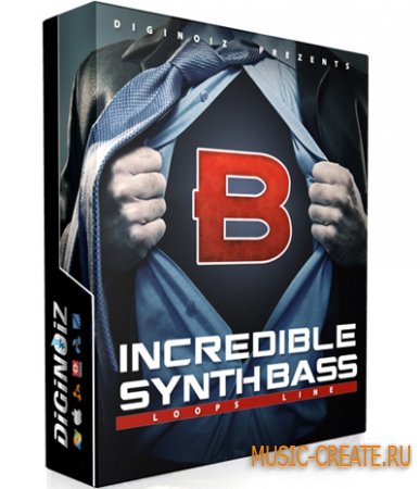 Incredible Synth Bass от Diginoiz / FatLoud - сэмплы басов синтезаторов (WAV/AIFF/RX2/RFL)