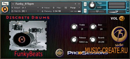 Pro Sessions Vol.42 Funky Beats Loops от M-Audio - звуки Funky Beats (KONTAKT) Pro Sessions Vol.42 Funky Beats Loops от M-Audio - звуки Funky Beats (KONTAKT)