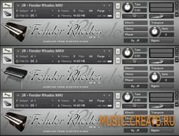 Elektrik Piano Fender Rhodes MKI & MK II Lite от Native Instruments - пианино vst (KONTAKT)