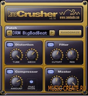 CamelCrusher от Camel Audio - плагин Multi FX