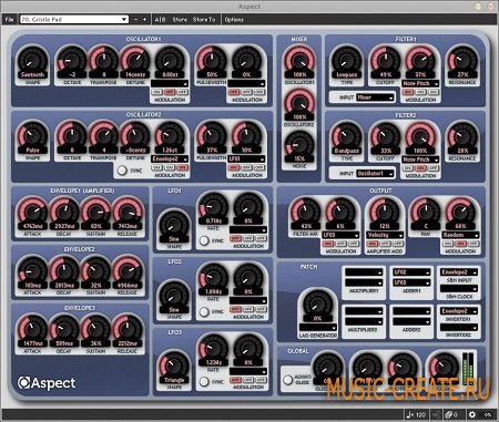 Aspect STANDALONE VSTi RTAS v1.7.1 x86/x64 от Loomer - полифонический синтезатор (TEAM ASSiGN) Aspect STANDALONE VSTi RTAS v1.7.1 x86/x64 от Loomer - полифонический синтезатор (TEAM ASSiGN)