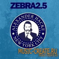 U-he Alexander Hacke   New York City NYC Zebra 2 Patches - пресеты для Zebra 2