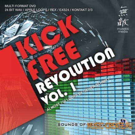 Mutekki Media Kick Free Revolution Vol 1 (MULTiFORMAT) - драм сэмплы без кика Mutekki Media Kick Free Revolution Vol 1 (MULTiFORMAT) - драм сэмплы без кика