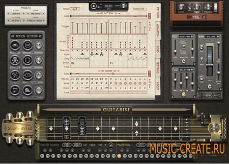 Sugar Bytes Guitarist STANDALONE VSTi v1.0.2 + Library (x86/x64 ASSiGN) - виртуальная гитара