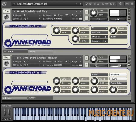 Omnichord от SonicCouture - виртуальный Omnichord (KONTAKT EXS24) Omnichord от SonicCouture - виртуальный Omnichord (KONTAKT EXS24)