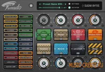 Sugarbytes - Turnado 1.5 (WIN/OSX / TEAM R2R) - плагин Multi FX