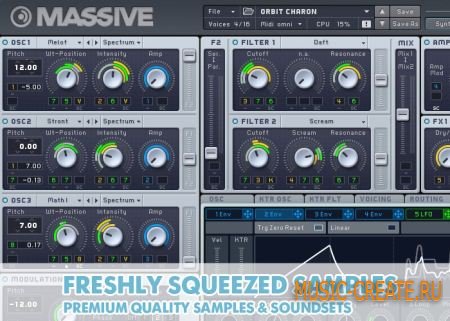 Freshly Squeesed Samples - Temple One Massive Soundset Volume Two - пресеты для Massive Freshly Squeesed Samples - Temple One Massive Soundset Volume Two - пресеты для Massive
