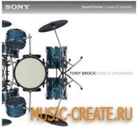 Tony Brock: Rock Drummer от Sony Creative Software - звуки ударных (WAV ACiD)