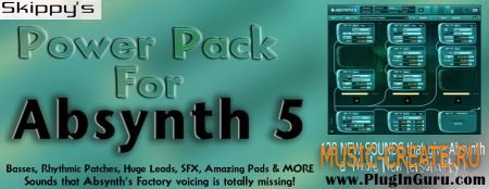 PlugInGuru Absynth 5 Power Pack Vol 1 - пресетов для Absynth 5 PlugInGuru Absynth 5 Power Pack Vol 1 - пресетов для Absynth 5