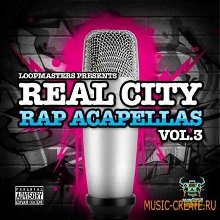 Monster Sounds Real City Rap Acapellas Vol. 3 (wav rex2) - Rap сэмплы вокала, акапеллы