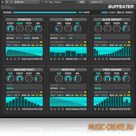 Twisted Tools Buffeater 1.2 - расширение для Reaktor 5 Twisted Tools Buffeater 1.2 - расширение для Reaktor 5