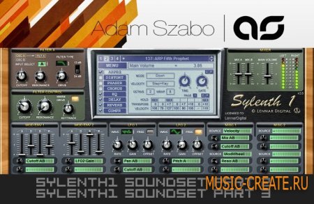 Adam Van Baker Sylenth1 Soundset Part 2 Part 3 - пресеты Sylenth1