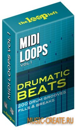 The Loop Loft - Drumatic Beats - MIDI Drum Loops (MIDI) - драм мелодии