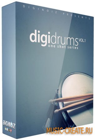 Diginoiz - DigiDrums Vol 1 (WAV AIFF REFILL) - драм сэмплы