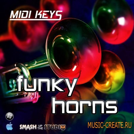 Smash Up The Studio - MIDI Keys - Funky Horns (MIDI) - мелодии Disco
