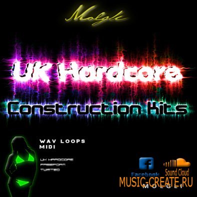 Molgli - UK Hardcore Construction Kits (WAV MIDI) - сэмплы Hardcore