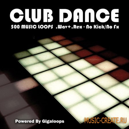 Giga Loops - 500 Club Music Loops (WAV REX) - сэмплы Dance, House, Electro, Progressive House