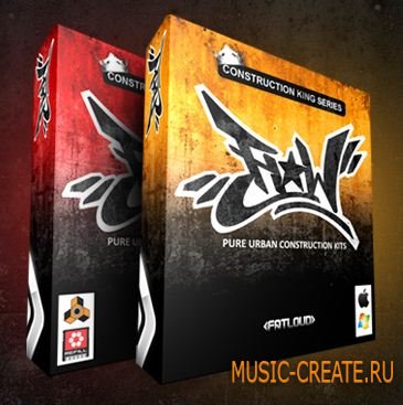 FatLoud - Flow Pure Urban Construction Kits  (ACID-WAV REX AIFF/APPLE LOOPS REFILL) - сэмплы Hip Hop, RnB, Soul, Funk