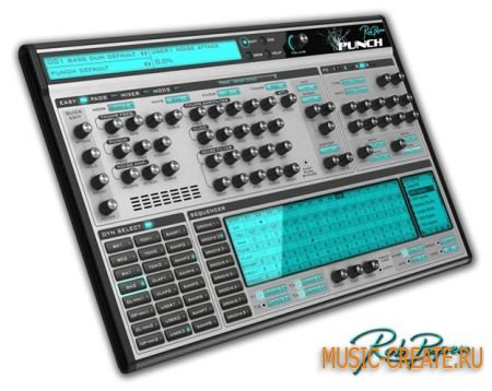 Rob Papen - Punch v1.0.3d x64 (TEAM R2R) - драм синтезатор Rob Papen - Punch v1.0.3d x64 (TEAM R2R) - драм синтезатор