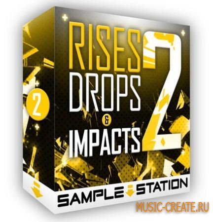 Sample Station - Rises, Drops & Impacts 2 (WAV) - звуковые эффекты
