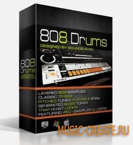Sounds in HD - 808 Drums (WAV) - драм сэмплы